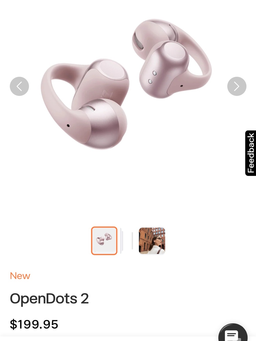 Shokz opendots 2 wireless headphones